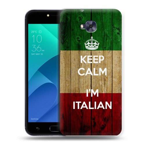 Дизайнерский пластиковый чехол для ASUS ZenFone 4 Selfie Флаг Италии