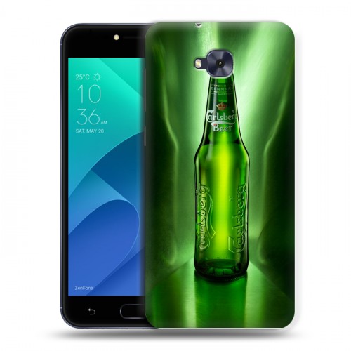 Дизайнерский пластиковый чехол для ASUS ZenFone 4 Selfie Carlsberg