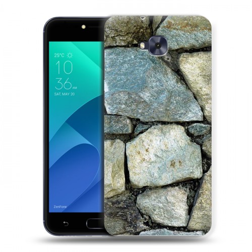 Дизайнерский пластиковый чехол для ASUS ZenFone 4 Selfie Текстура камня