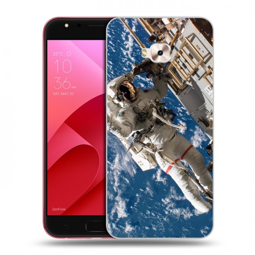 Дизайнерский пластиковый чехол для ASUS ZenFone 4 Selfie Pro Космонавт