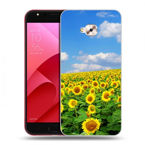 Дизайнерский пластиковый чехол для ASUS ZenFone 4 Selfie Pro Подсолнухи