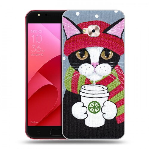 Дизайнерский пластиковый чехол для ASUS ZenFone 4 Selfie Pro Кошки
