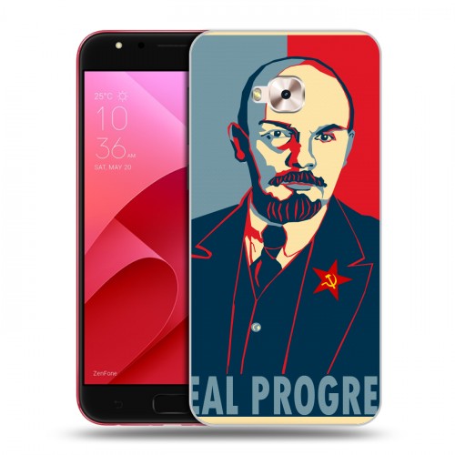 Дизайнерский пластиковый чехол для ASUS ZenFone 4 Selfie Pro Владимир Ленин