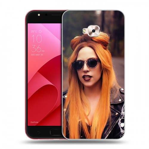 Дизайнерский пластиковый чехол для ASUS ZenFone 4 Selfie Pro Леди Гага