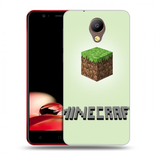 Дизайнерский пластиковый чехол для Elephone P8 Minecraft