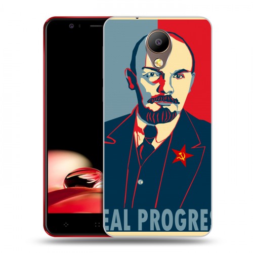 Дизайнерский пластиковый чехол для Elephone P8 Владимир Ленин