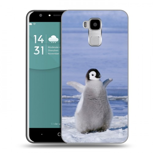 Дизайнерский пластиковый чехол для Doogee Y6 Пингвины