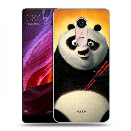 Дизайнерский силиконовый чехол для BQ Strike Selfie Max Кунг-Фу Панда