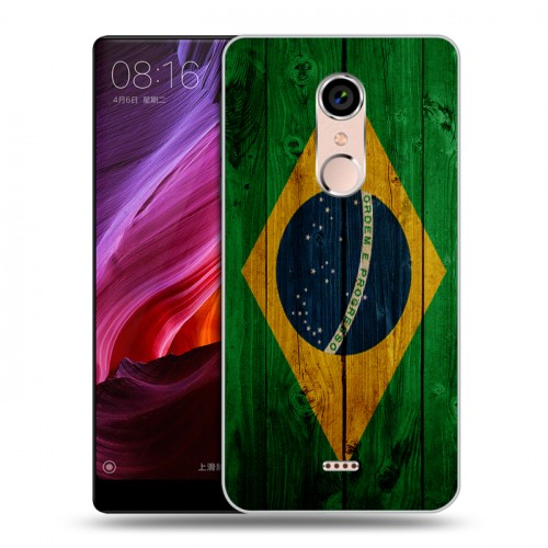 Дизайнерский силиконовый чехол для BQ Strike Selfie Max Флаг Бразилии