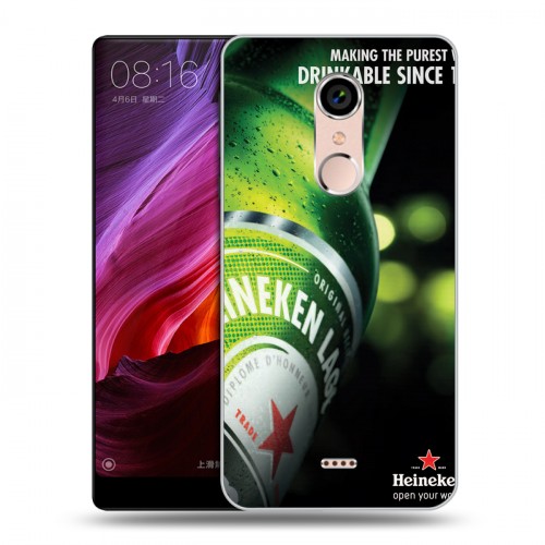 Дизайнерский силиконовый чехол для BQ Strike Selfie Max Heineken