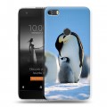 Дизайнерский силиконовый чехол для Alcatel Idol 5S Пингвины