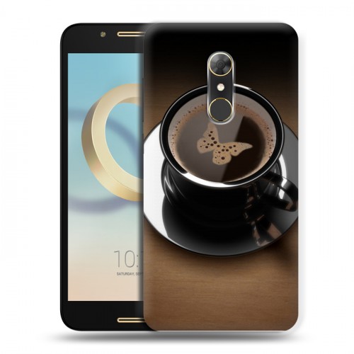 Дизайнерский силиконовый чехол для Alcatel A7 Кофе напиток