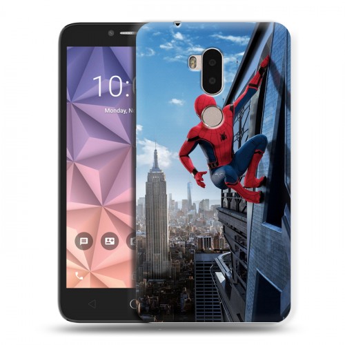 Дизайнерский силиконовый чехол для Alcatel A7 XL Человек - паук