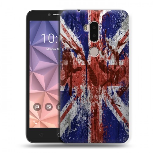 Дизайнерский силиконовый чехол для Alcatel A7 XL Флаг Британии