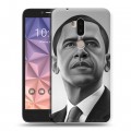 Дизайнерский силиконовый чехол для Alcatel A7 XL Барак Обама