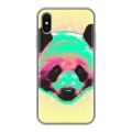 Дизайнерский силиконовый чехол для Iphone x10 Животный поп-арт