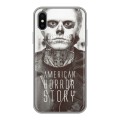 Дизайнерский силиконовый чехол для Iphone x10 Американская История Ужасов
