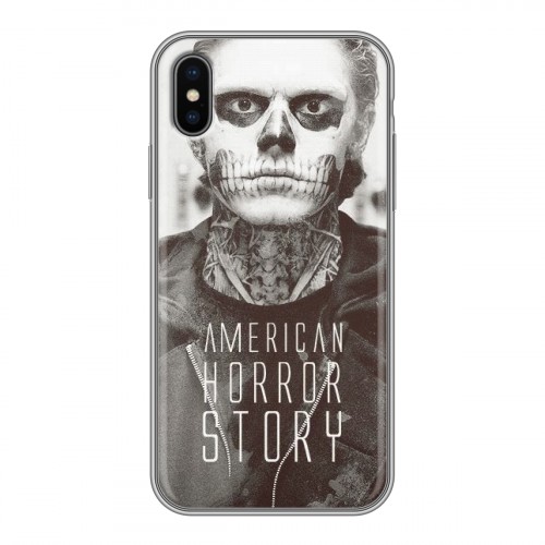 Дизайнерский силиконовый чехол для Iphone x10 Американская История Ужасов