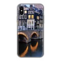Дизайнерский силиконовый чехол для Iphone x10 амстердам