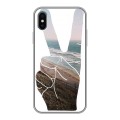 Дизайнерский силиконовый чехол для Iphone x10 Hawaii
