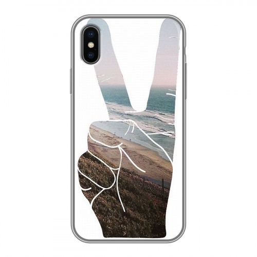 Дизайнерский силиконовый чехол для Iphone x10 Hawaii