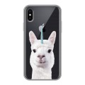 Дизайнерский силиконовый чехол для Iphone x10 Мятные звери