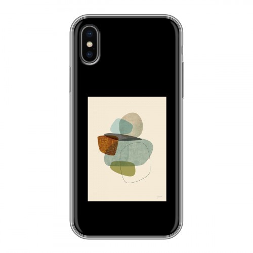Дизайнерский силиконовый чехол для Iphone x10 Стильные абстракции