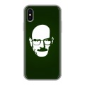 Дизайнерский силиконовый чехол для Iphone x10 Во все тяжкие