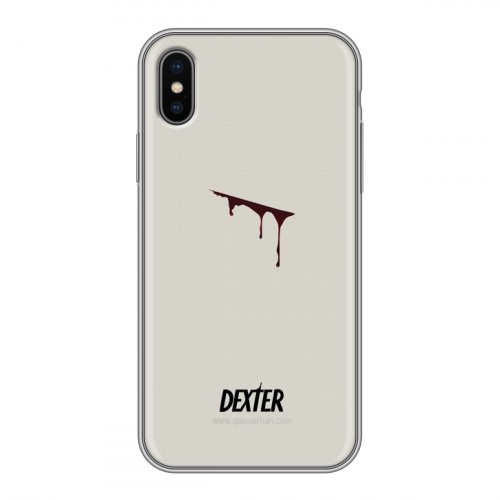 Дизайнерский силиконовый чехол для Iphone x10 Декстер