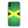 Дизайнерский силиконовый чехол для Iphone x10 Флаг Ямайки