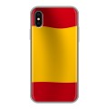 Дизайнерский силиконовый чехол для Iphone x10 Флаг Испании
