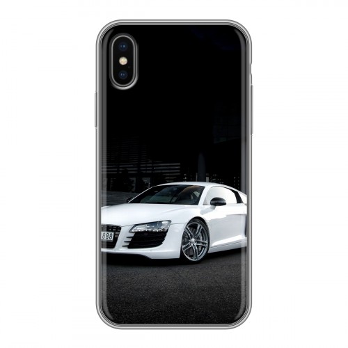 Дизайнерский силиконовый чехол для Iphone x10 Audi