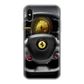 Дизайнерский силиконовый чехол для Iphone x10 Ferrari