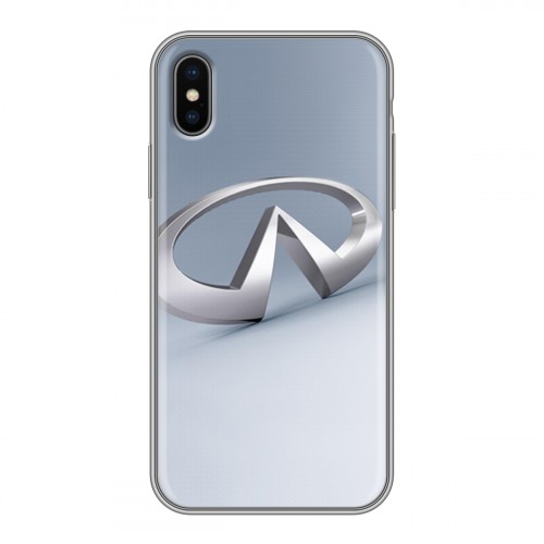 Дизайнерский силиконовый чехол для Iphone x10 Infiniti