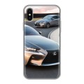 Дизайнерский силиконовый чехол для Iphone x10 Lexus