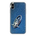 Дизайнерский силиконовый чехол для Iphone x10 Maserati