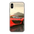 Дизайнерский силиконовый чехол для Iphone x10 McLaren