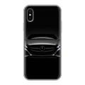 Дизайнерский силиконовый чехол для Iphone x10 Mercedes