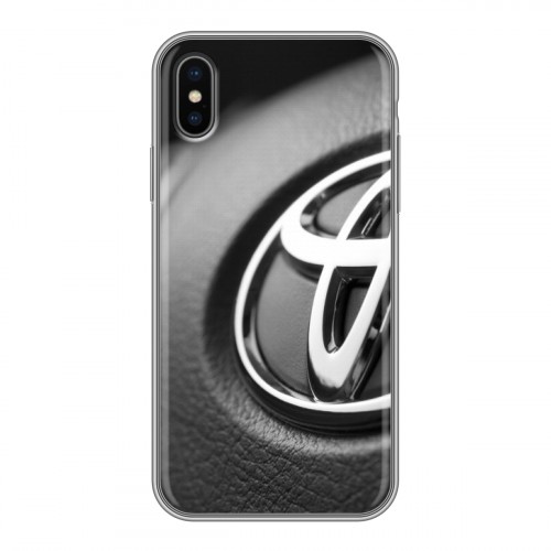 Дизайнерский силиконовый чехол для Iphone x10 Toyota