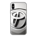 Дизайнерский силиконовый чехол для Iphone x10 Toyota