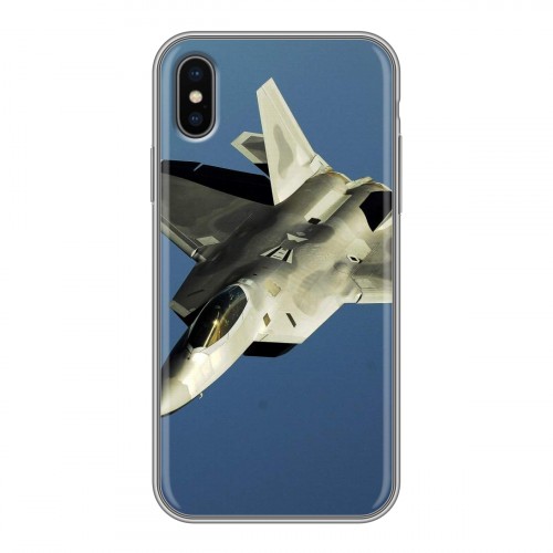 Дизайнерский силиконовый чехол для Iphone x10 Самолеты