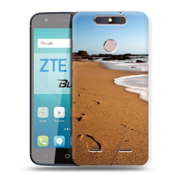 Дизайнерский силиконовый чехол для ZTE Blade V8 Lite пляж (на заказ)