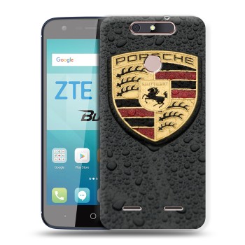 Дизайнерский силиконовый чехол для ZTE Blade V8 Lite Porsche (на заказ)