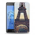 Дизайнерский пластиковый чехол для Huawei Honor 6C Pro Париж