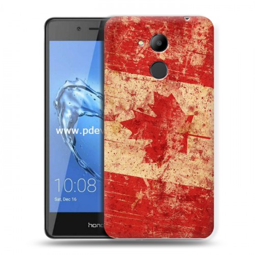 Дизайнерский пластиковый чехол для Huawei Honor 6C Pro Флаг Канады