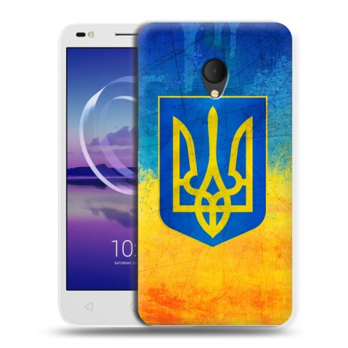 Дизайнерский силиконовый чехол для Alcatel U5 HD 5047d Флаг Украины