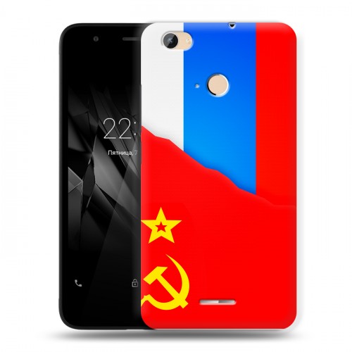 Дизайнерский силиконовый чехол для Micromax Canvas Juice 4 Q465 Флаг СССР 