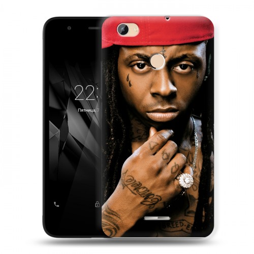 Дизайнерский силиконовый чехол для Micromax Canvas Juice 4 Q465 Lil Wayne