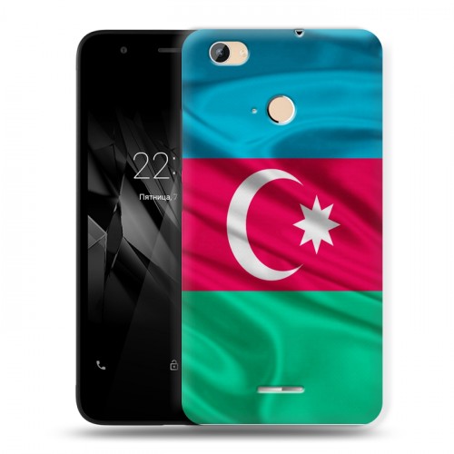 Дизайнерский силиконовый чехол для Micromax Canvas Juice 4 Q465 Флаг Азербайджана
