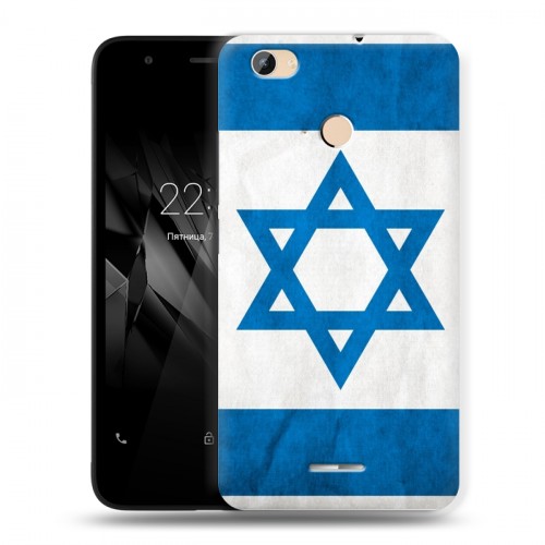 Дизайнерский силиконовый чехол для Micromax Canvas Juice 4 Q465 Флаг Израиля